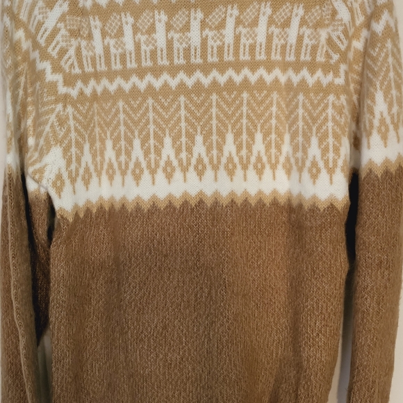 Alpaca Unisex-Adult Sweater Size LG  Pullover Hooded - Picture 8 of 10